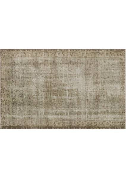 Gerçek El Dokuma Eskıtme Vintage Halı 149 X 235 Cm 9688