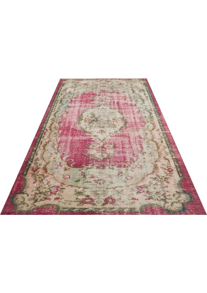Klasık Modern Vintage Eskıtme El Dokuma Halı 155 X 253 Cm 9694 fiyatları