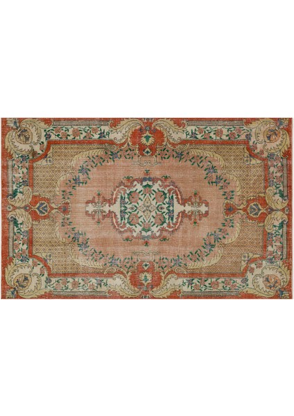 Eşsız Anadolu Vintage Eskıtme El Dokuma Halı 166 X 263 Cm 9697