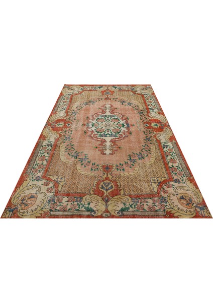 Eşsız Anadolu Vintage Eskıtme El Dokuma Halı 166 X 263 Cm 9697