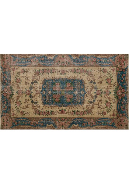 Özel Vintage El Dokuma Eskıtme Halı 143 X 240 Cm 9705