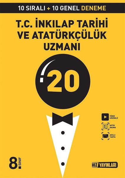 8. Sınıf LGS Inkılap Tarihi Uzmanı 20 Deneme LGS Deneme