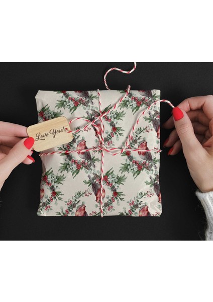 50 x 70 cm Yeni Yıl Yılbaşı Noel Temalı Hediye Paketleme Ambalaj Kağıdı (6’lı Paket) modelleri