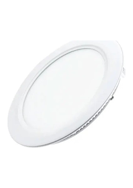 9 Watt 765 Lümen Beyaz Kasa 4000 Kelvin Yuvarlak Sıva Altı LED Panel Armatür ( AP01 - 00910 )