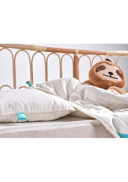 Sloth Bedding Slothy Doğal Bamboo Bebek Yastık, 35X45 Bebek Yastığı