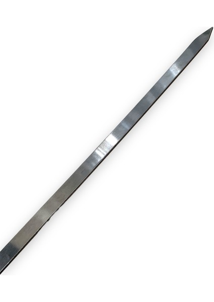 Paslanmaz Çelikten (Krom) 3mm Adana Kebab Şiş 2.5CMX60CM (4 Adet)