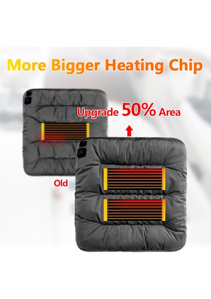 USB Isıtıcılı Araba Koltuk Minderi - Gri (Yurt Dışından) modelleri