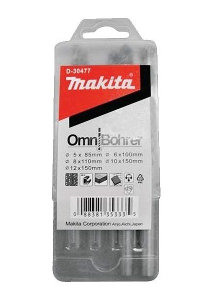 D-30477 / 5 Parça Fayans Matkap Uç Seti