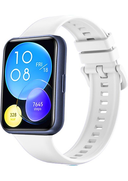 Huawei Watch Fit 2 Için Tokalı Silikon Kordon Kayış - AL3110