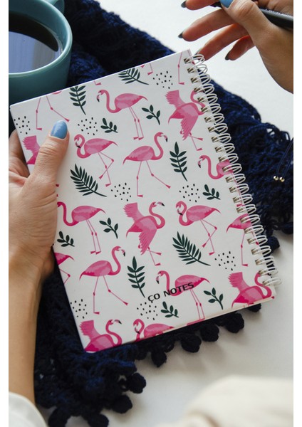 Sert Kapak Spiralli Noktalı Defter - Bullet Journal