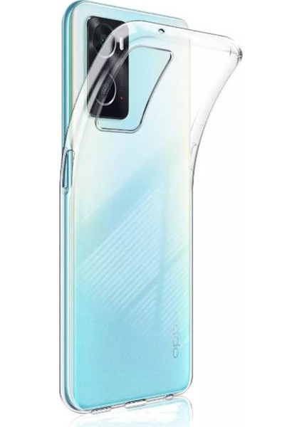 Oppo A96 4g Slim Serisi Soft Tpu Silikon Kılıf - Şeffaf
