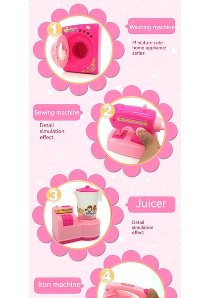 Çocuk Oyuncak Mutfak Seti - Pembe (Yurt Dışından)