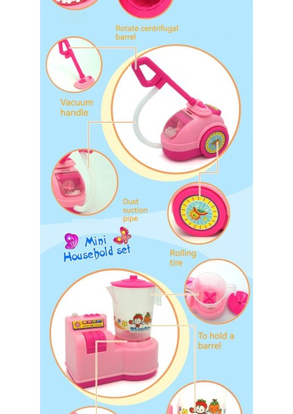 Çocuk Oyuncak Mutfak Seti - Pembe (Yurt Dışından)
