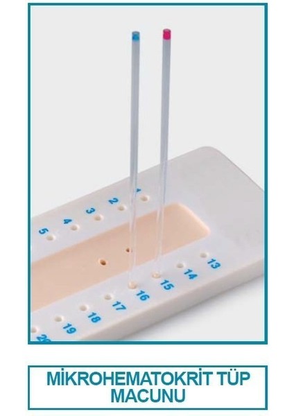 088.03.001 Mikrohematokrit Tüp Macunu 10 Adet