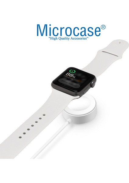 Apple Watch Uyumlu 8 41MM - 45MM Manyetik USB Şarj Cihazı 1m - AL3073 Beyaz modelleri