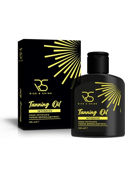 Rise & Shine Oranı Artırılmış Yoğun Bronzlaştırıcı Yağ - 100 ml