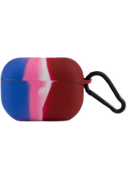 Apple Airpods Pro Silikon Kılıf Airbag 29 NO22 Kırmızı - Mavi