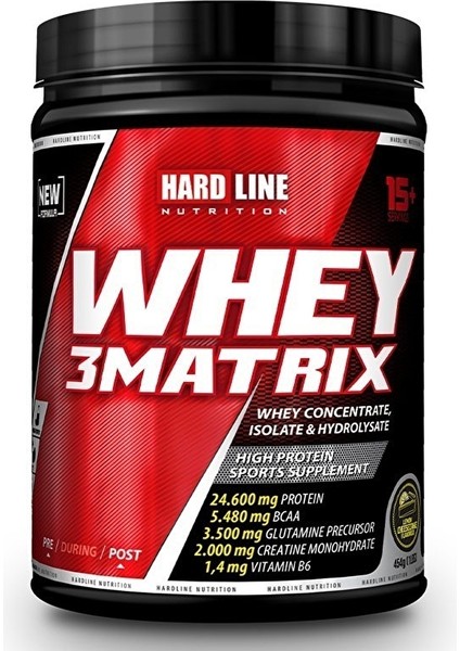Hardline Whey 3 Matrix 454 gr Kurabiye