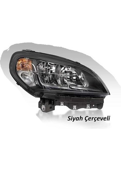 Far Motorlu Siyah Çerçeve Sağ Doblo 2015+ 52109258 505312