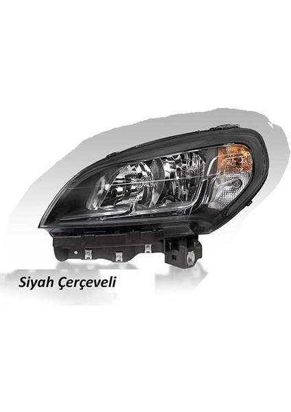 Far Motorlu Siyah Çerçeve Sol Doblo 2015+ 52109261 505313