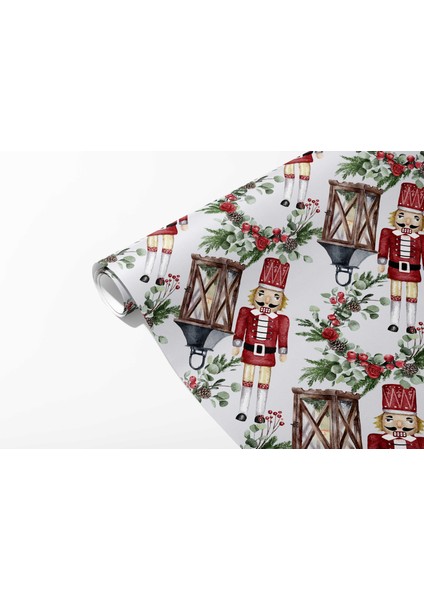 50 x 70 cm Yeni Yıl Yılbaşı Noel Kurşun Asker Temalı Hediye Paketleme Ambalaj Kağıdı (6’lı Paket) fırsatları