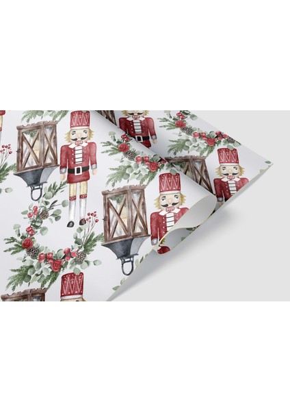50 x 70 cm Yeni Yıl Yılbaşı Noel Kurşun Asker Temalı Hediye Paketleme Ambalaj Kağıdı (6’lı Paket) indirimleri