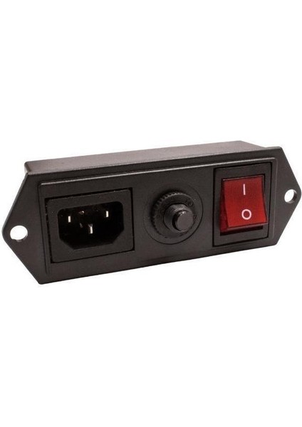 10A Akım Korumalı Kulaklı Erkek Power Soketi - Işıklı Anahtarlı modelleri