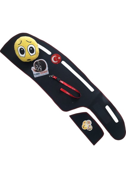 Fiat Tipo - Tempra Siyah Göğüs & Torpido Halısı / Oto Emoji Yastık / Oto Aksesuar