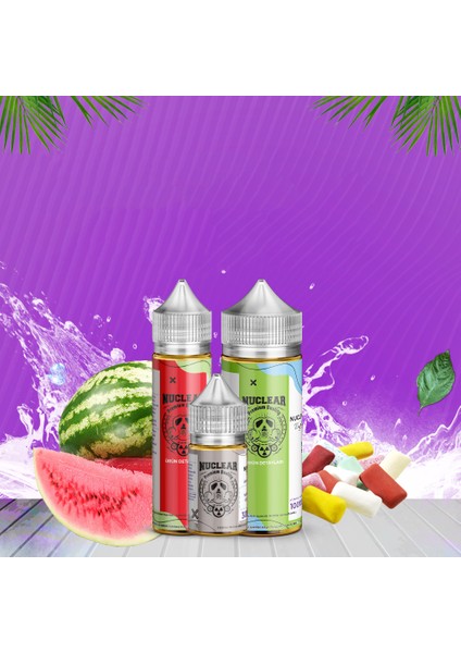 Nuclear Kimya Bubba Juice 30 60 100 ml Dıy Kit Karpuz Sakız Gıda Aroması 6 ml (Aroma Içerir )