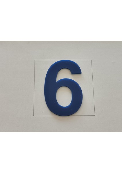 Kapı Numarası 10 cm Mavi Pleksi Kendinden Yapışkanlı Bina Daire Villa Kapı Numarası Arial Yazı Tipi fiyatları
