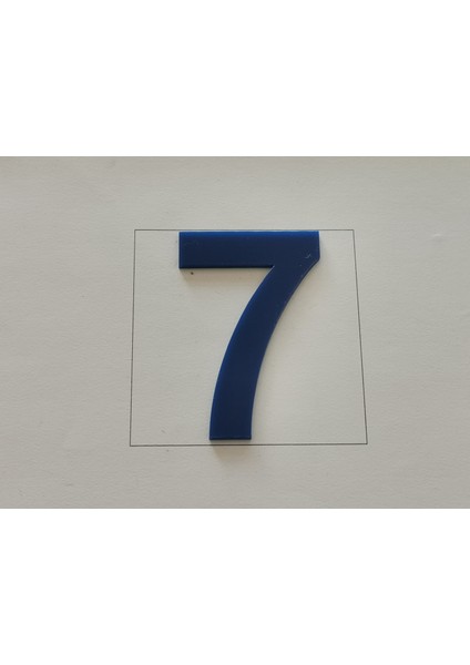 Kapı Numarası 15 cm Mavi Pleksi Kendinden Yapışkanlı Bina Daire Villa Kapı Numarası Arial Yazı Tipi fiyatları