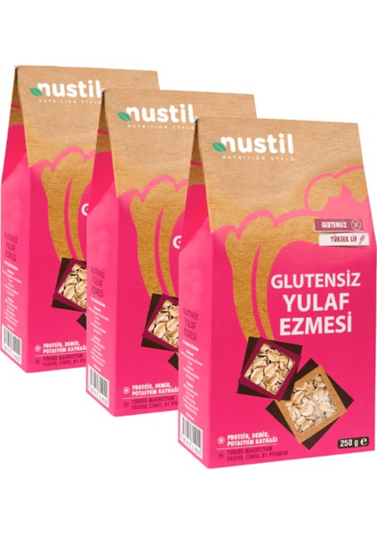 Glutensiz Yulaf Ezmesi 3 x 250 gr