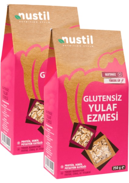 Nustil Nutrition Style Glutensiz Yulaf Ezmesi 2 x 250 gr