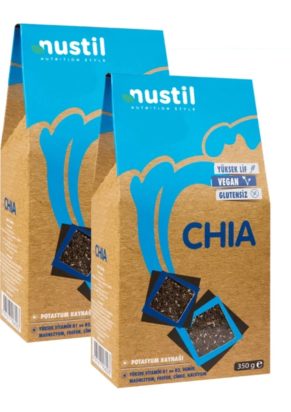 Nustil Nutrition Style Chia Tohumu 2 x 350 gr