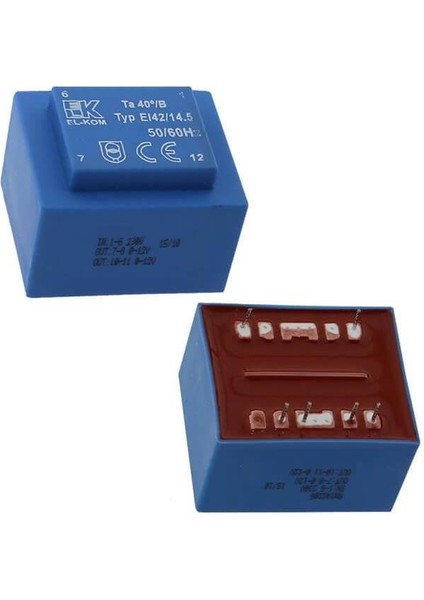 RN130642 2X7.5V 2.8VA Pcb Tipi Trafo - Transformatör