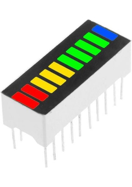 10 Segment LED Bar - Renkli