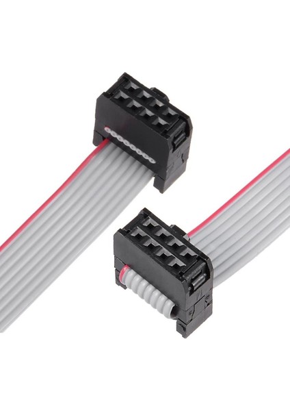 2x4 8 Pin Dişi-Dişi Flat Kablo - 50CM