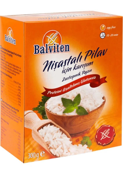 Düşük Proteinli Glutensiz Pirinç İkamesi 300 Gr