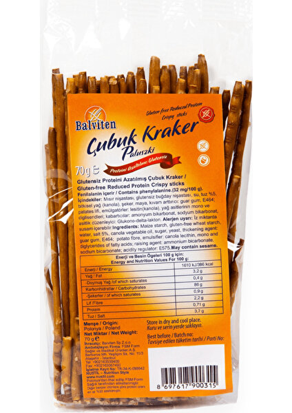 Salty Sticks 70G Tuzlu Çubuk Kraker