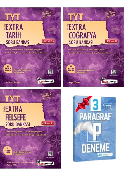 TYT Extra Tarih Coğrafya ve Felsefe Soru Bankası