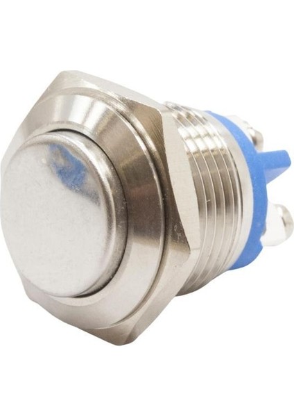 16H-G1 16MM Çıkık Yaylı Metal Buton