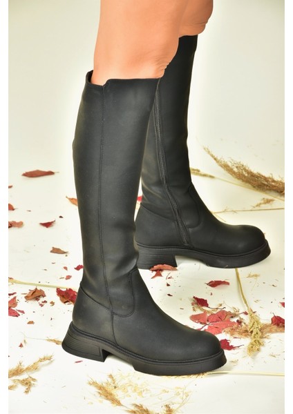 Kadın Çizme Suni Deri Malzeme ile Şık Tasarım 4 cm Alçak Topuklu Günlük Kullanım fiyatları