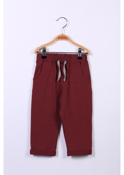 Erkek Çocuk Bordo Eşofman Altı (2-7yaş)