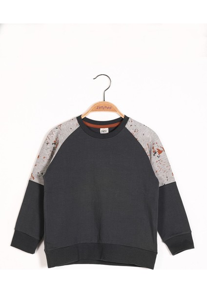 Erkek Çocuk Antrasit Sweatshirt (6-12YAŞ)