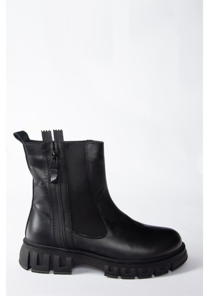 Siyah Deri Günlük Kadın Postal Bot N555102703 fırsatları