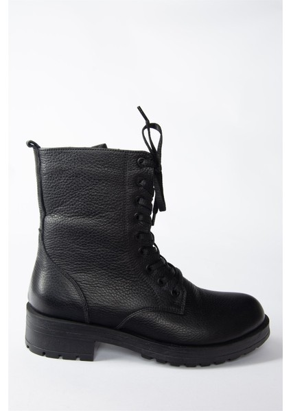 Siyah Deri Günlük Kadın Postal Bot N555400103 indirimleri