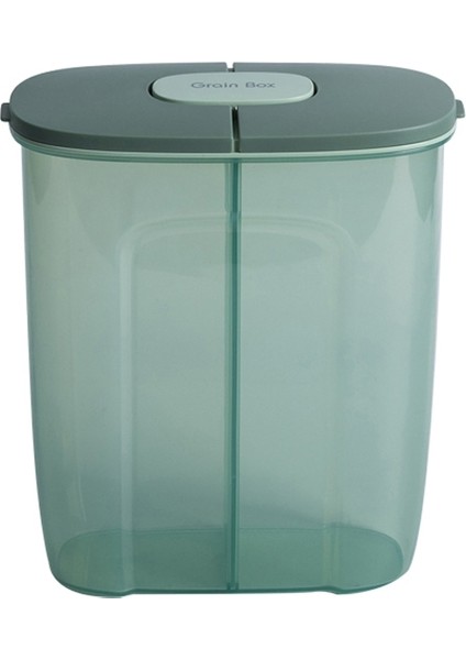 Büyük Kapasiteli Mutfak Depolama Şeffaf Kapalı Kutu - Yeşil (Yurt Dışından)