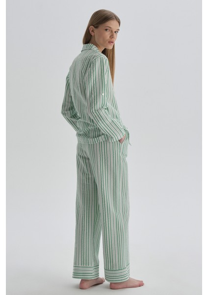 Yeşil Pijama Üst