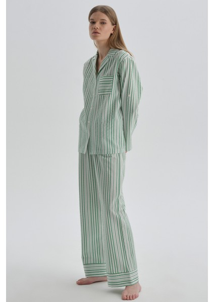 Yeşil Pijama Üst