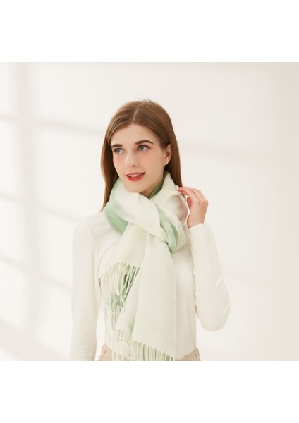 Elegant Gradyan Eşarp Şal Faux Kaşmir Sıcak Püskül (Yurt Dışından) modelleri